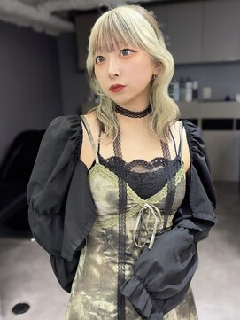 ロテ 名古屋 名駅店(Lote.) くびれヘア/アプリコットオレンジ/ハイライトカラー/名古屋/名駅