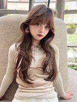 ボタン シブヤ(VOTAN SHIBUYA)&nbsp;オリーブベージュ/レイヤーカット/透明感カラー/くすみカラー