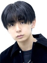 アーリー(Ali'i)&nbsp;ラウンドマッシュシースルーバングストレートパーマ縮毛矯正黒髪