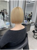 切りっぱなしボブ