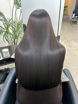 バンクスヘアー(BANK'S HAIR) 池袋　髪質改善　オリーブグレージュ　グレージュ赤み消しカラー