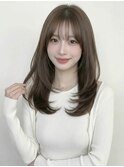 オリーブグレージュ/ウルフレイヤー/春カラーブリーチなしp上尾