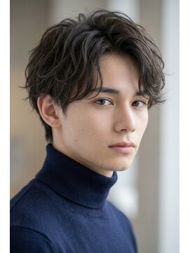 テラス 世田谷 経堂(Terrace) 流行 モテ髪 イケメン 束感 ナチュラルルーズセンター分けUP