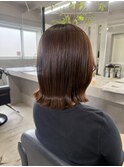 ブリーチなしベージュカラー