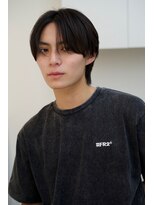 エス 新宿(es.) ニュアンスパーマ/センターパート〔新宿/メンズ/men's〕