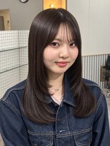 ルトワフクロマチ(Lutowa Fukuromachi)&nbsp;ダークパープル/ナチュラルショート/夏のヘアアレンジ/袋町