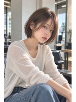ライクバイコトナ 越谷(RIKE by kotona) ショートボブ髪型20代30代40代50代前髪あり前髪なし面長丸顔越谷