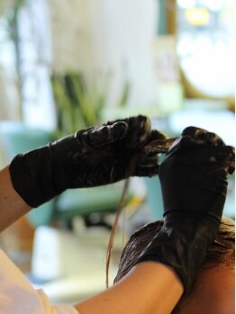 シーブルー 富里店(SEA BLUE)の写真/【ファーストグレーカラー】初めての白髪へのアプローチはSeaBlueにお任せ♪理想の仕上がりをご提供！！