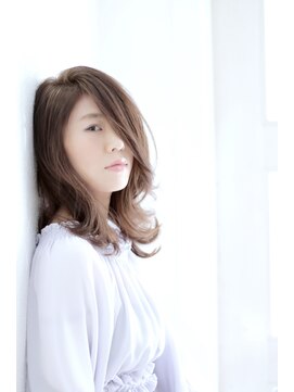 ヘアリゾート ラグーン(hair+resort lagoon) ペールカラー×シフォンミディアム