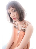 [ALLY阿部]グレージュ×ナチュラルボブ