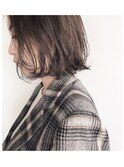 360度バランスよく見えるグレージュボブ