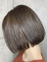 サロンドミルク 溝の口店(salon de MiLK) *シンプルなアッシュブラウンのボブ