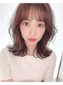 韓国風レイヤー(耳かけ毛先パーマイメチェン)
