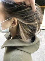 ワンバイワンクラッカ(one by one CLACCA)&nbsp;コントラストインナーカラー×ボブ