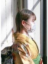 ノード(NODO) 【成人式】和装のタイトボブのラメヘア♪