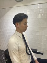 メリケンバーバーショップ フクオカ(MERICAN BARBERSHOP FUK)&nbsp;かきあげナチュラルフェードビジネス
