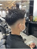 フェード×アップバング