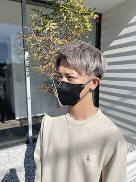 ヴォイスヘアーデザインウル(Voice hair design ulu) ホワイトアッシュ/髪質改善/メンズ/玉村/白髪染め/高崎/カラー