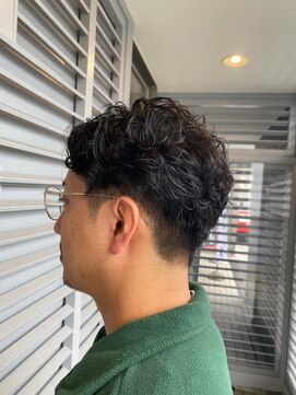 ネウィ 秋田(newi) アップバング×パーマ