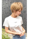 TLUUS前髪パーマグレーベージュレイヤーロングアッシュカラー