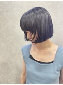 顔まわりレイヤー×ボブ