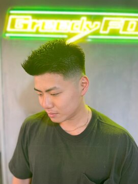 グリーディーフォックス 三軒茶屋(GreedyFOX) 波巻き/マッシュパーマ/ウルフ/ハイライト<理容室>三軒茶屋