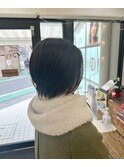 絶壁解消ショートボブ