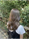 【emma小濱】透け感のあるオリーブベージュ