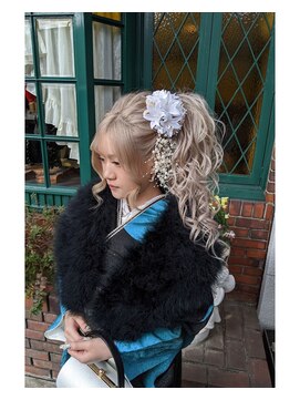 セットサロン ココ 振袖ヘアセット