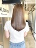 【 人気No.3 】 前髪カット+透明感カラー+最高級トリートメント￥16400+指名↓