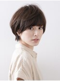 黒髪グレーベージュレイヤーロング前髪パーマ　市毛