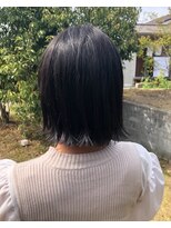 ナンバーエイト(number eight)&nbsp;小顔カットナチュラル大人可愛い外はねレイヤーボブ20代30代40代