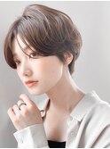 ★前下がりショートボブハンサムショートカットカラーパーマケア