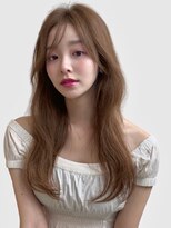 韓国風大人可愛いガーリーヘア