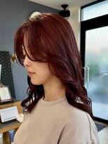 ストゥー(StueW.)&nbsp;艶髪カット/カラー/ダークチェリー