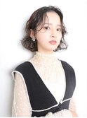 センターパートフェミニンボブ◎【寄玉】