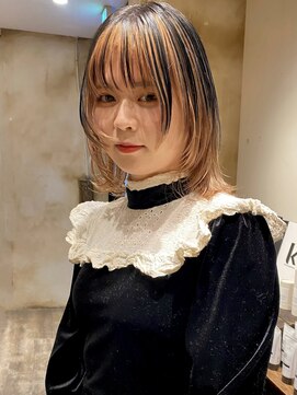 ロット(lot) 【あきら】ウルフヘア/アンブレラカラー/顔まわりレイヤー