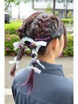 ポタム 東中野(potamu)&nbsp;ウルフヘアの推し活ヘアアレンジ