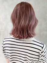 シオン(shion)&nbsp;チェリーブラウンくびれヘアボブミディアム韓国ヘア_ba354171