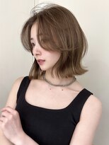 表参道ボブレイヤーカット顔周りカット20代30代