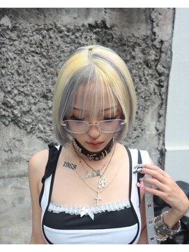 アンブル リュクス 池袋(amble luxe) ブロックカラー