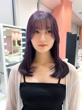 リー 梅田(Lee) ブリーチ１回！ラベンダー♪