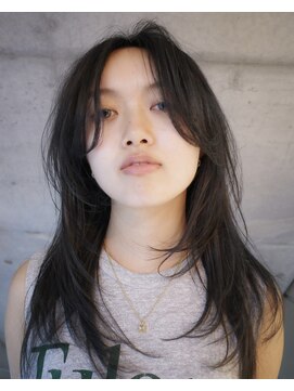 ダブ ムート(DaB MUUT) ワンカールレイヤーロングハッシュカット