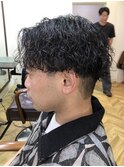 ツイストスパイラルパーマ/メンズマッシュ/刈り上げ