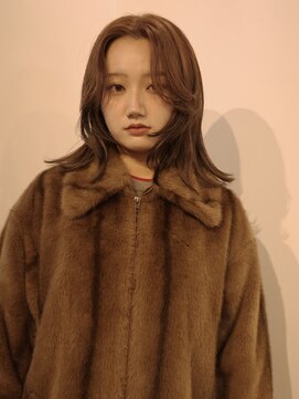 ブラウンベージュ/ブリーチなしダブルカラー