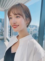 シンス 銀座(since)&nbsp;小顔似合わせカット/ショートボブ/グレージュカラー【銀座駅】