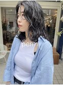スタイリング簡単ミディアムパーマ