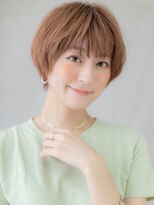 カバーヘア ブリス 川口(COVER HAIR bliss)&nbsp;ハイトーンカラーシャンパンベージュ丸みショートX川口20代30代