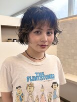 ビファインクーアヴェダ(Be fine coo AVEDA)&nbsp;ボブパーマ　ナチュラルデザインカラー/