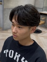 レイズ 名古屋駅(RAYS)&nbsp;毛流れニュアンスフェザーパーマ刈り上げセンターパート h